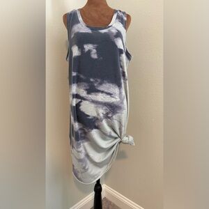 Wonderly Studio Blue and White Dress